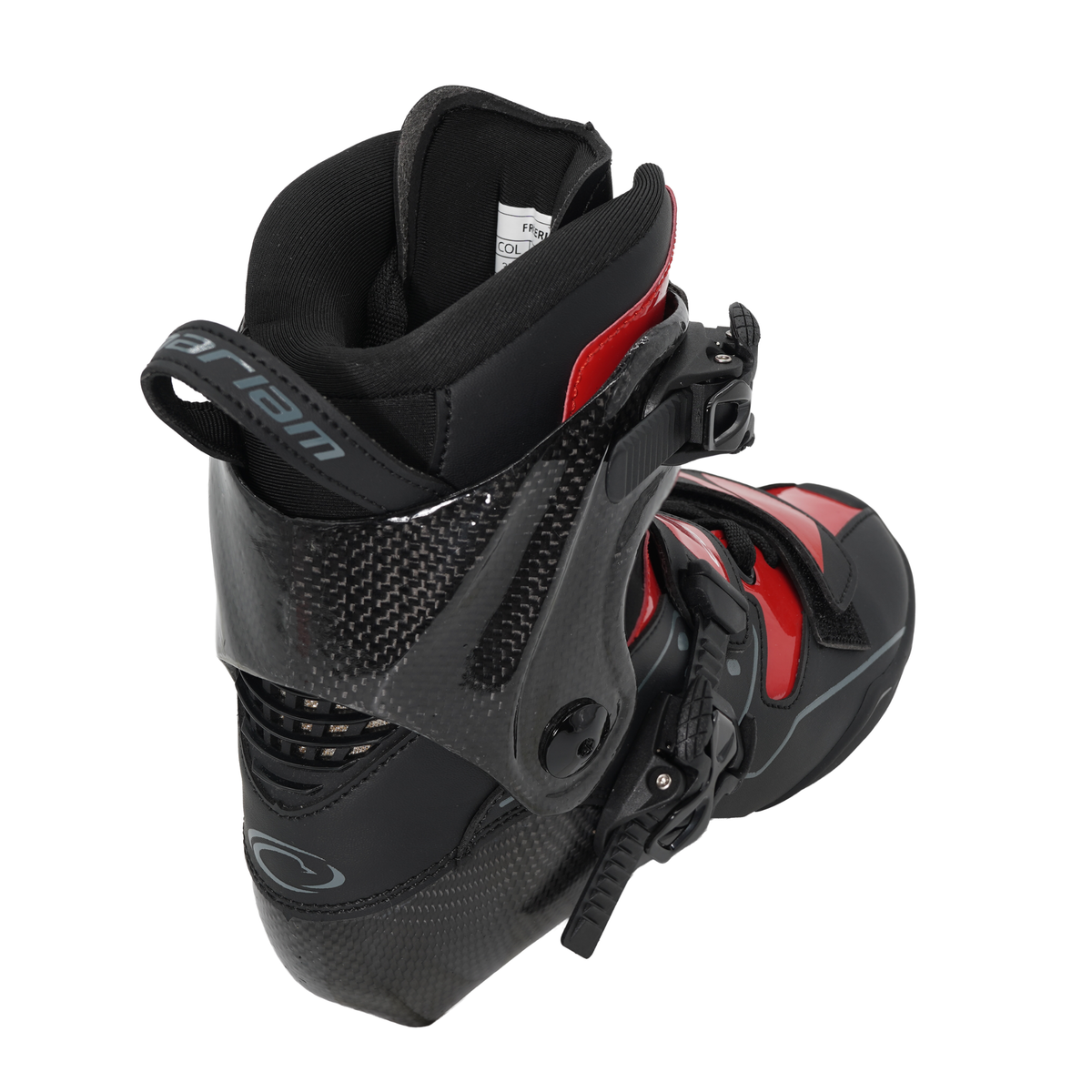 Bota Freeride Urban Negro x Rojo Brillante