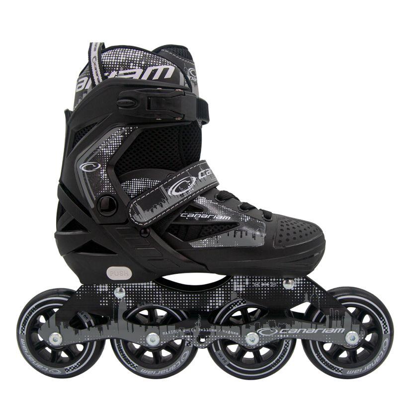 Roller Team Gris x Negro