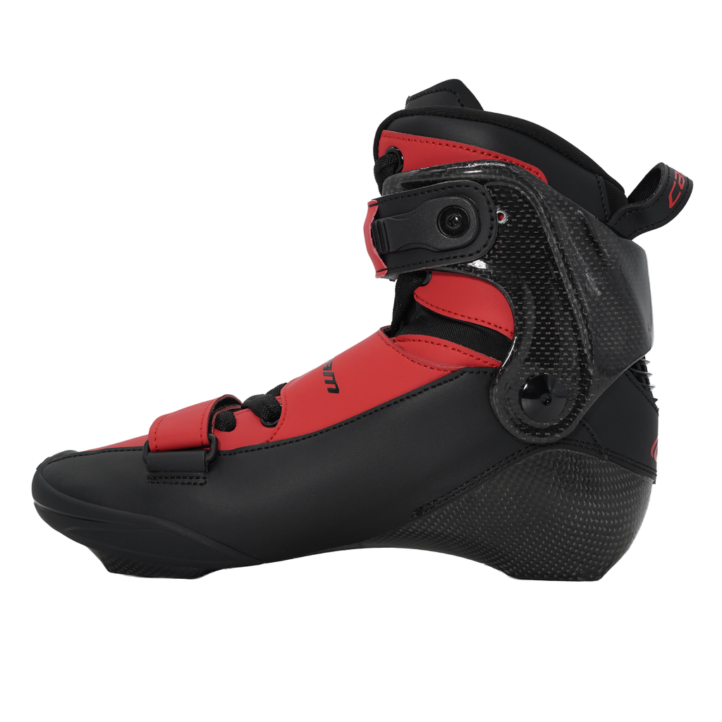 Bota Freeride Urban Negro x Rojo Mate