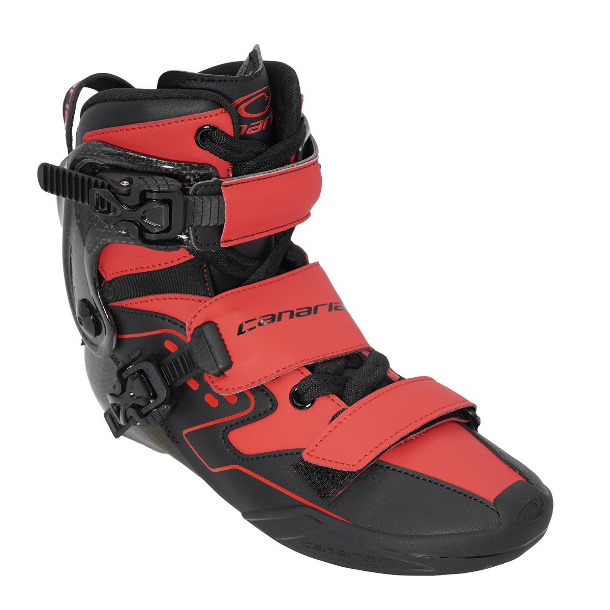 Bota Freeride Urban Negro x Rojo Mate