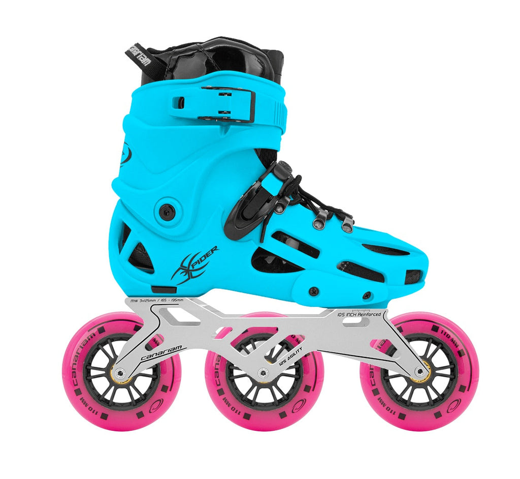 Xpider Raptor Agility Blanco 10.5 Canariam Xlide Fucsia 3x110mm