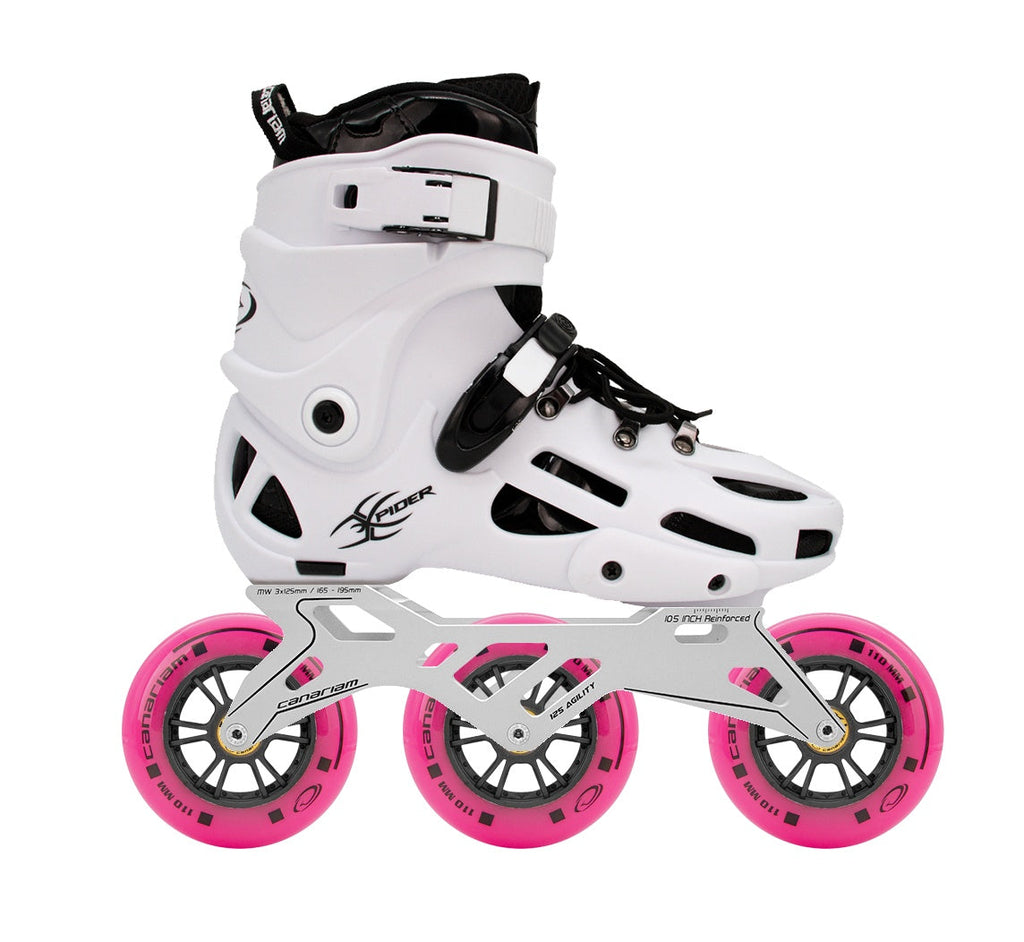 Xpider Raptor Agility Blanco 10.5 Canariam Xlide Fucsia 3x110mm