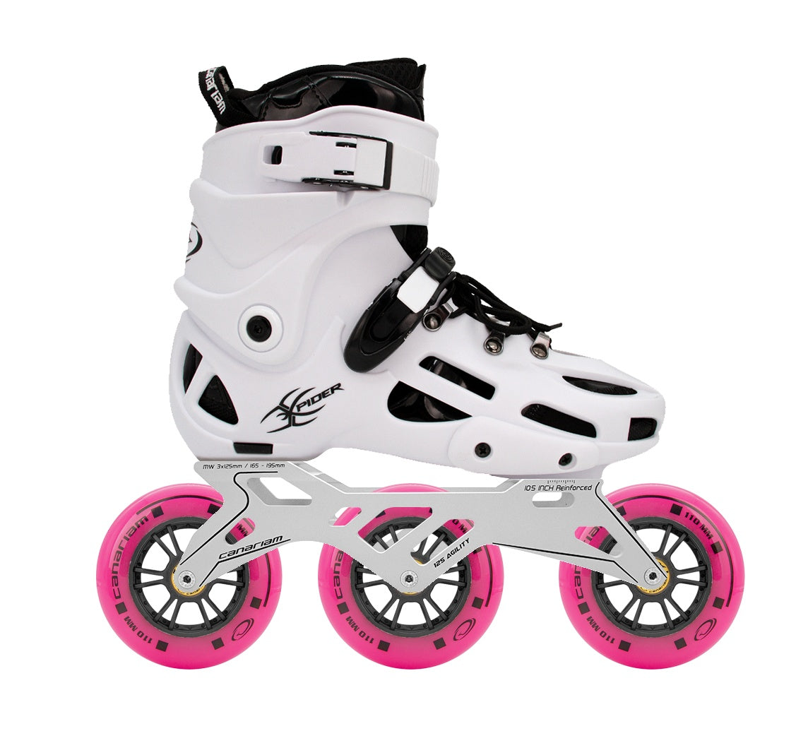 Xpider Raptor Agility Blanco 10.5 Canariam Xlide Fucsia 3x110mm