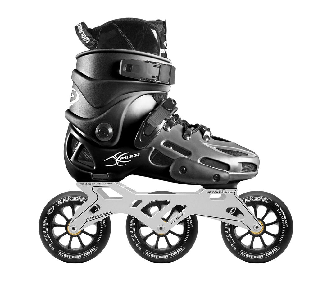 Xpider Raptor Agility Blanco 10.5 Black Sonic negra 3x110mm