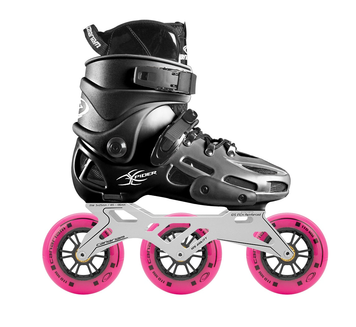 Xpider Raptor Agility Blanco 10.5 Canariam Xlide Fucsia 3x110mm