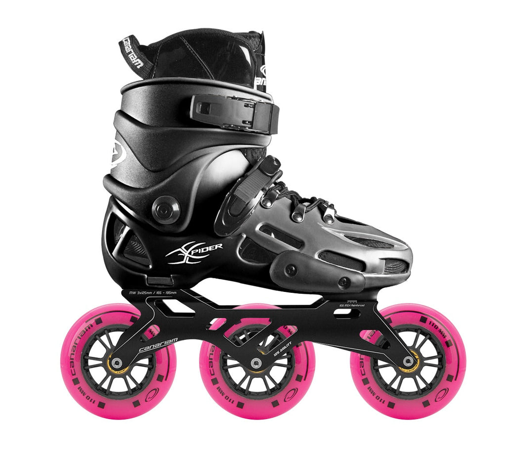 Xpider Raptor Agility Negro 10.5 Canariam Xlide fucsia 3x110mm
