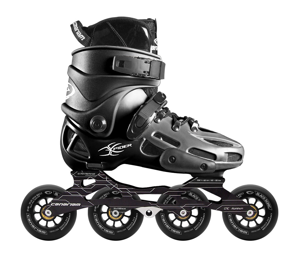 Xpider Zx Dual 11.5 Canariam Xlide negra 4x90mm