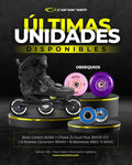 Promo: Carbon Bullet ZX Dual 11.5 Canariam 3x110mm + Obsequio: 2 Ruedas VAO Mixy + 12 Balineras ABEC-11 Basic