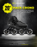 Promo: Crono + Chasis GP Giant 10.25 + Ruedas Canariam NEO 80/84mm + 16 Balineras ABEC 11